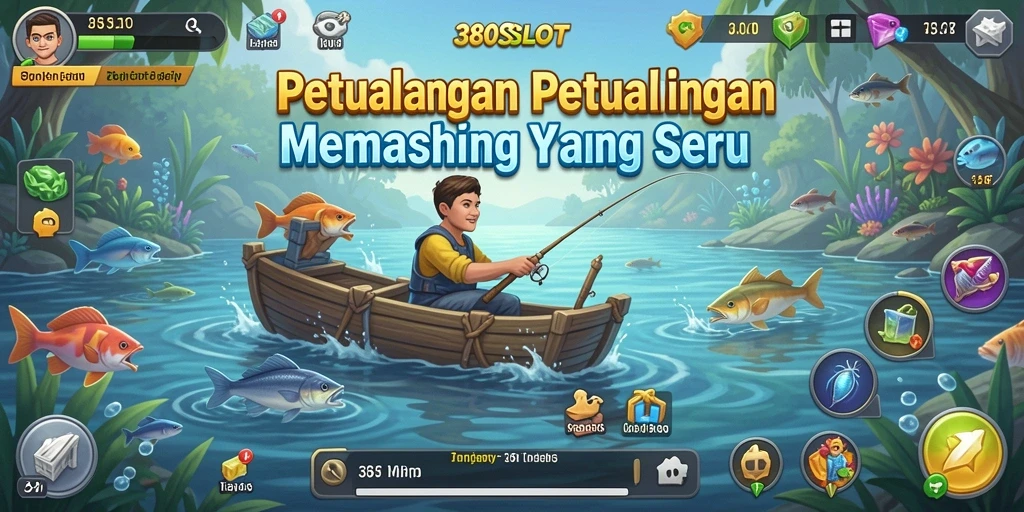 Gameplay 380SLOT dengan aksi memancing yang mendebarkan.