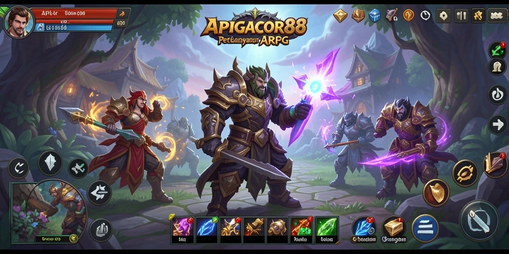 Gameplay seru dalam petualangan ARPG yang mendebarkan.