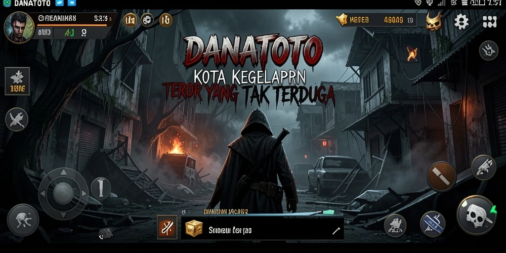 Tangkapan layar dari gameplay menyeramkan di DANATOTO.