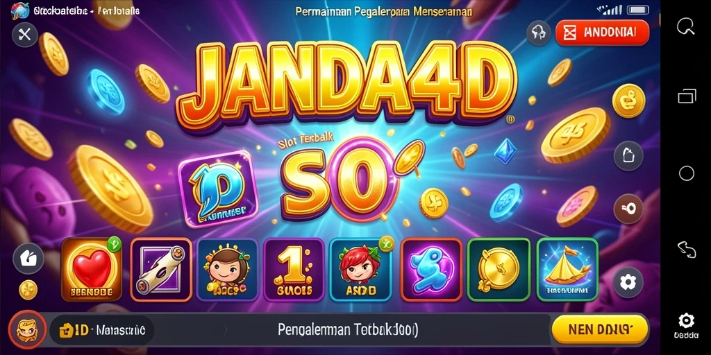 Tampilan menarik dari gameplay Slot JANDA4D yang seru.