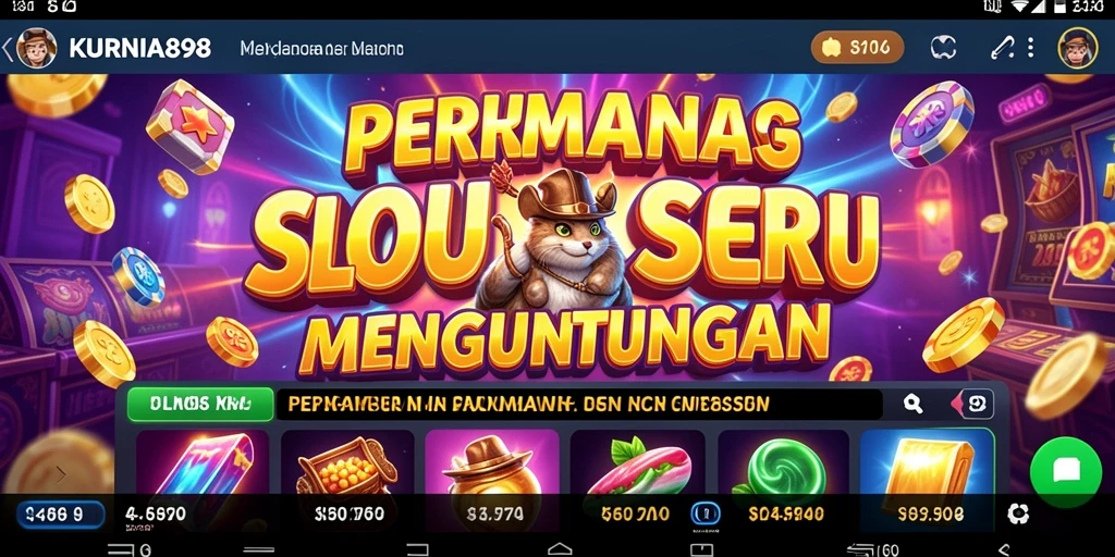 Tampilan menarik gameplay slot KURNIA898 yang mengasyikkan.