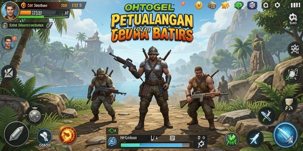 Tangkapan layar OHTOGEL menunjukkan aksi eksplorasi di dunia terbuka yang menakjubkan.