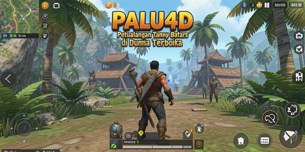 Tangkapan layar gameplay <strong>PALU4D</strong> menunjukkan dunia terbuka yang menakjubkan.