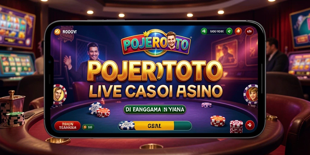 Gameplay seru di POJEROTOTO dengan dealer langsung.