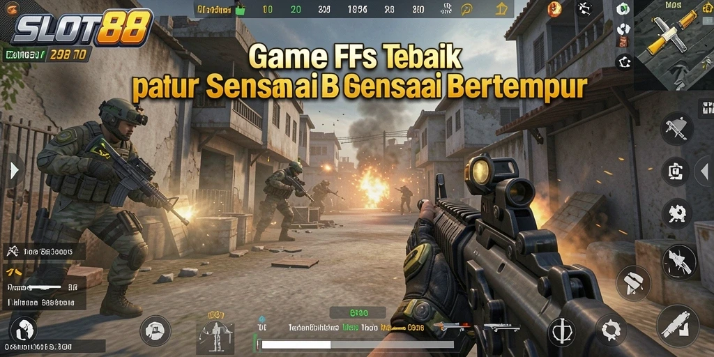 Gameplay <strong>SLOT88</strong> menampilkan aksi tembak-menembak yang intens dan mendebarkan.